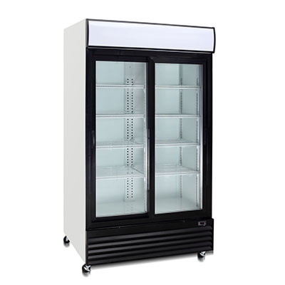 COMMERCIAL VERTICAL SLIDING DOOR SHOWCASE “” QUIPWELL  AUSTRALIANA””FRIDGE – LG1400SDS ” FIVE YEARS WARRANTY”