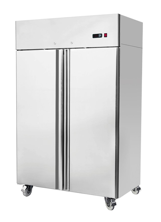 Double door shop fridge commercial