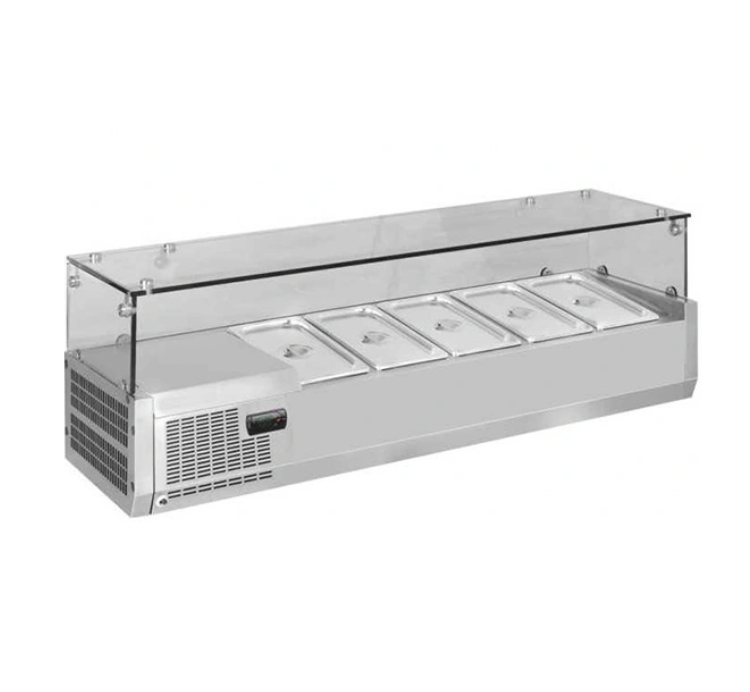 Commercial Salad Bar Top Bench – TZL1200 – Quipwell Australiana – 5 Years Warranty